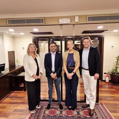 Bedding House a Company Based In The Netherlands Meets with CEO SEDF for Potential Opportunities in Textile Manufacturing on bed linen Products in Sindh